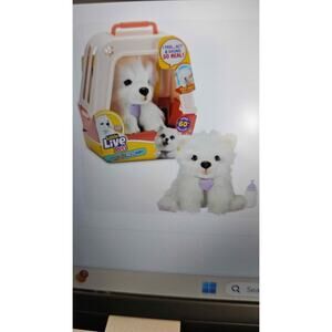 New in Box Little Live Pets Luna the Samoyed the Reallyreal Puppy w 60 sounds